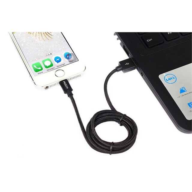 Cáp Lightning MFI Rock 1m