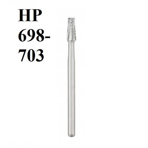 Mũi mài Prima Tungsten Carbide HP 698-703 Tapper Fissure Cross Cut
