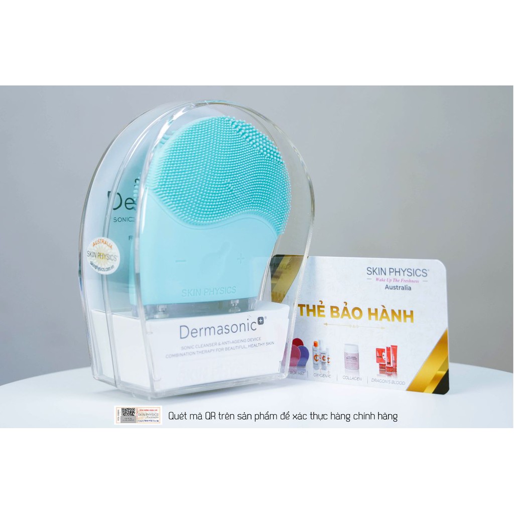 Máy Rửa Mặt DERMASONIC Chính Hãng SKIN PHYSICS - Úc (BH 1 năm)