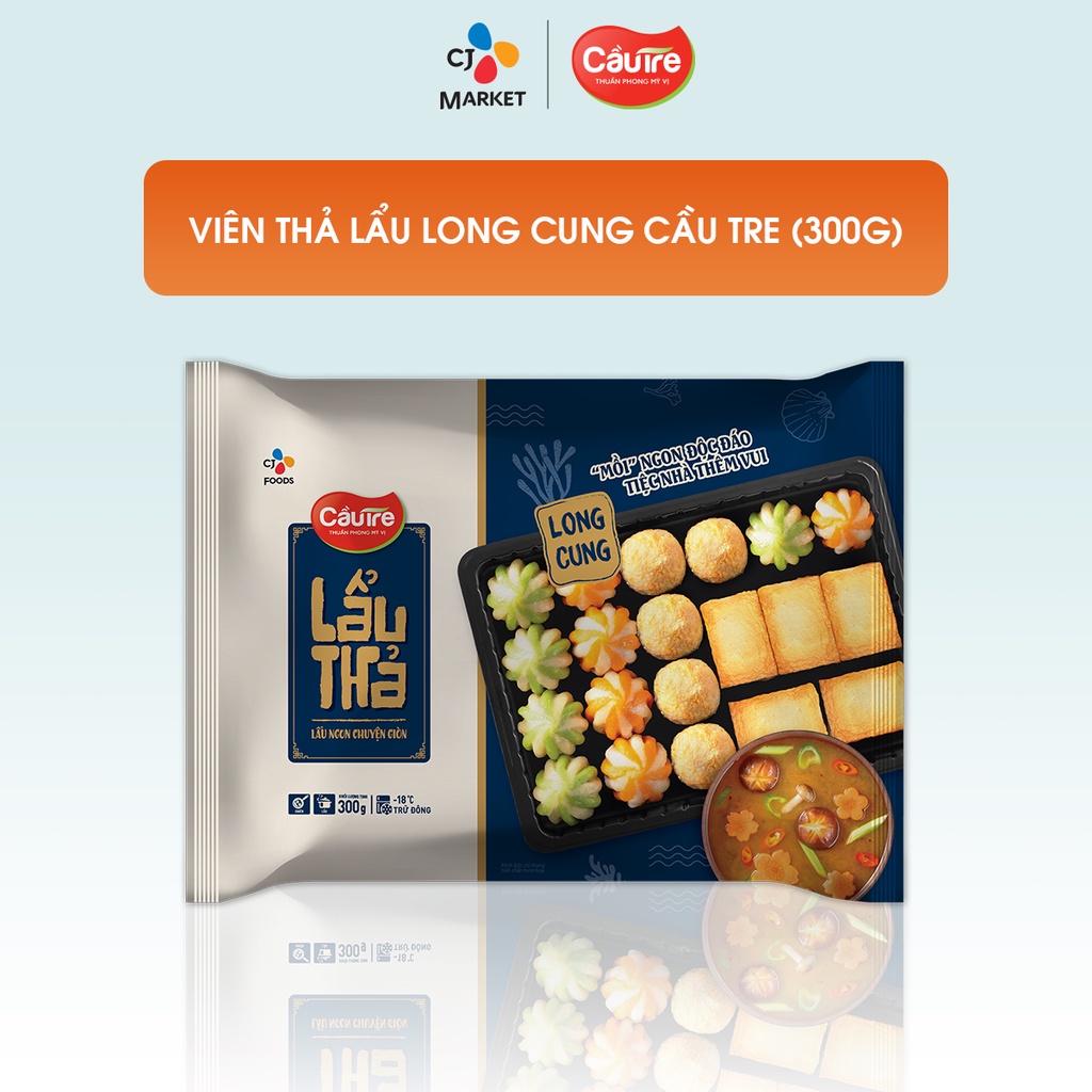 Set viên thả lẩu thập cẩm Cầu Tre Long Cung 300g