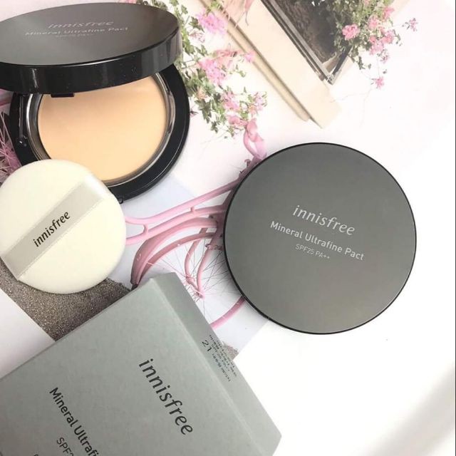 Phấn phủ siêu mịn Innisfree Mineral Ultrafine Pact SPF25+PA++