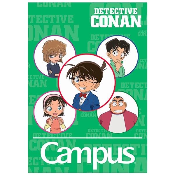 Vở B5 80 Trang Campus Conan Detective Kids - Kẻ Ngang Có Chấm - NB-BCDK80