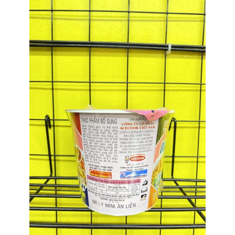 Mì ăn liền Mini Handy Hảo Hảo vị Tôm chua cay 47g | BigBuy360 - bigbuy360.vn