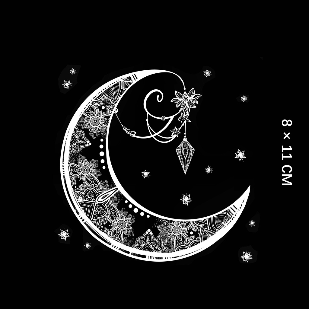 Miếng Dán Hình Xăm Bán Vĩnh Viễn Tạm Thời Công Nghệ Lâu Trôi 2 Tuần X021