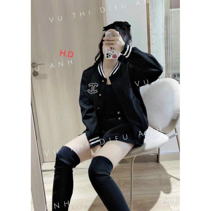 Áo bomber chữ C lồng HĐ12