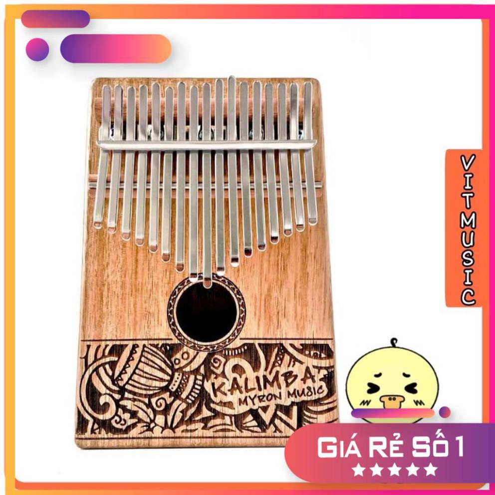 Đàn Kalimba Myron  MK-17 MG - Kalimba FULL GỖ KOA