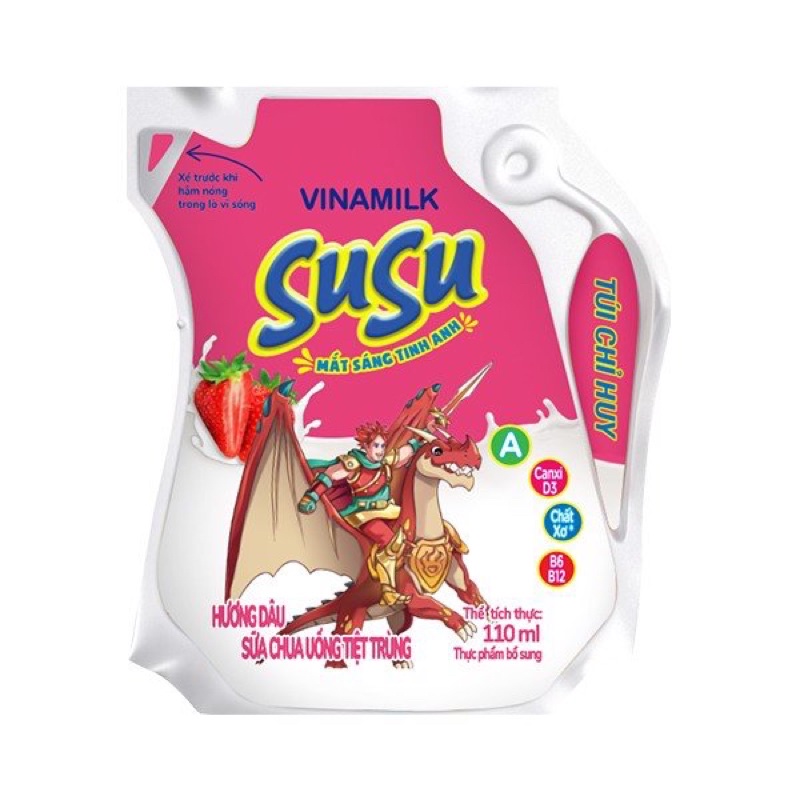 Sữa chua uống Susu túi 110ml Vinamilk