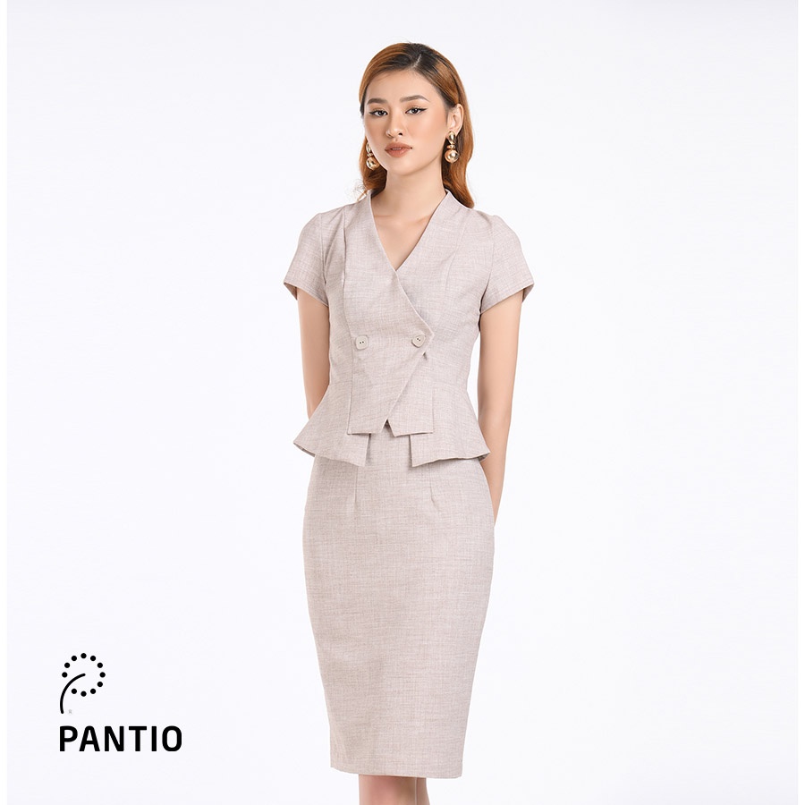 BJD52219 - Chân váy trơn dáng ôm nhẹ - PANTIO