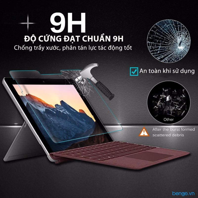 Dán màn hình cường lực dành cho Microsoft Surface Go 2 2020/Surface Go 3 2021 9H