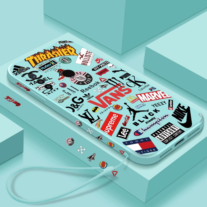 Ốp Điện Thoại Tpu Chống Sốc In Logo Thời Trang Cho Realme 5 5i 6i C3 6 9 Pro Plus 5G 9i 7 7Pro Realme C35 8