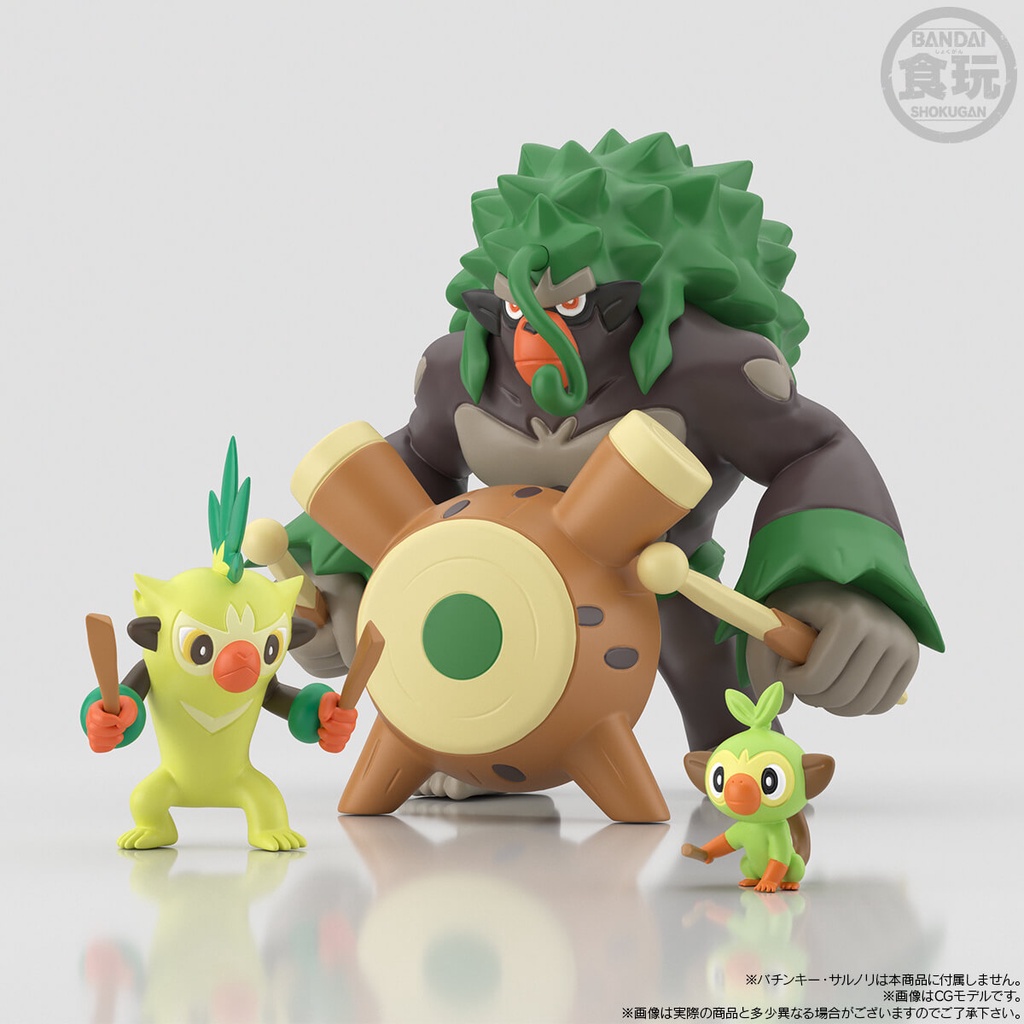 Mô hình đồ chơi chính hãng Bandai Pokemon Scale World 1/20 Galar Region Vol 1 & Rillaboom