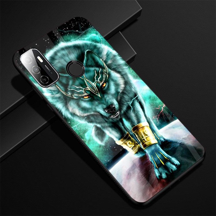 Ốp Lưng OPPO A53 mặt kính cường lực cao cấp thiết kế Độc Quyền