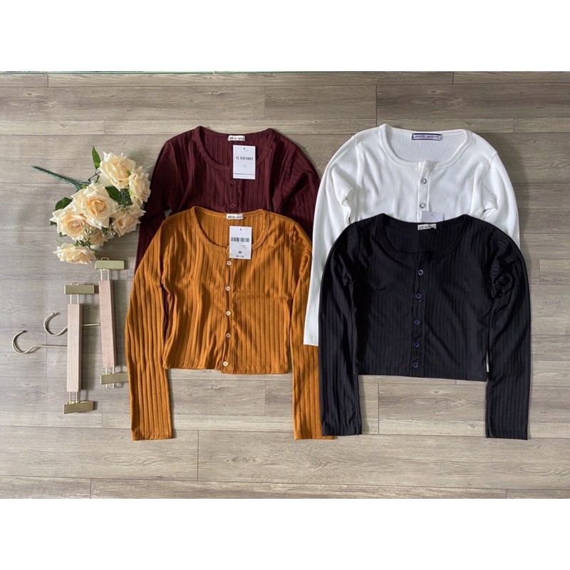 ÁO CRTOP TAY DÀI NÚT GÀI al | BigBuy360 - bigbuy360.vn