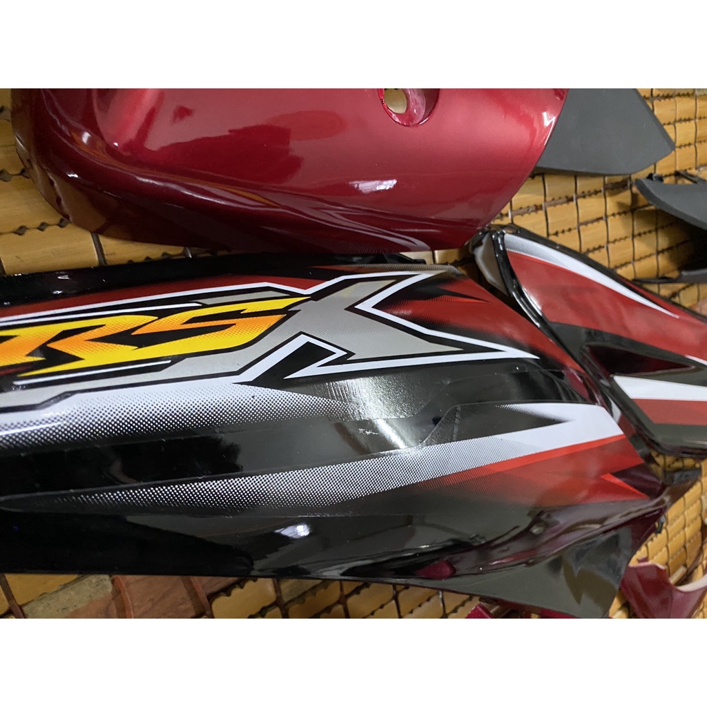 Dàn áo Wave RSX 110 đời 2010-2012 hàng Việt Nam loại 1 màu Đỏ và Đen