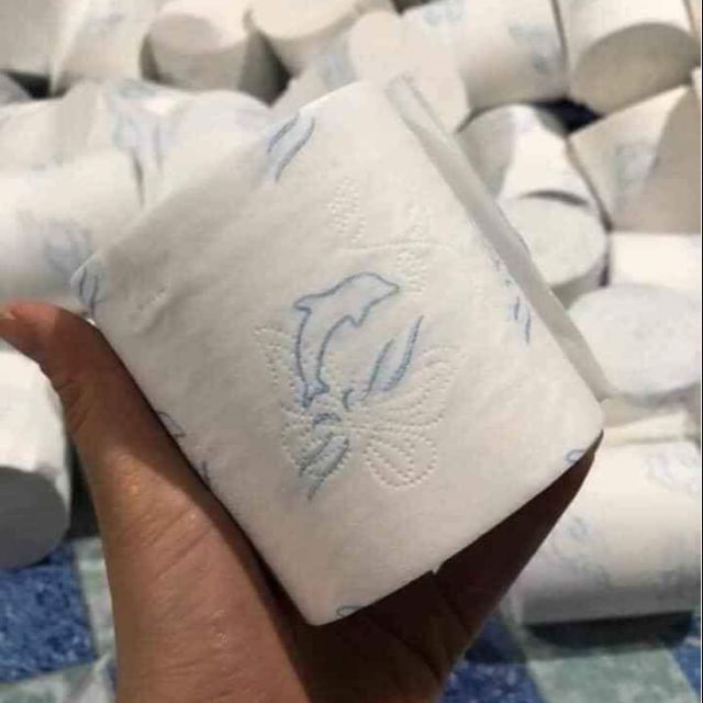 Com bo 4 lốc giấy vệ sinh không lõi