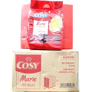 Thùng 8 Túi x 528g Bánh Quy Sữa Cosy Marie Kinh Đô (22 gói x 24g/gói)