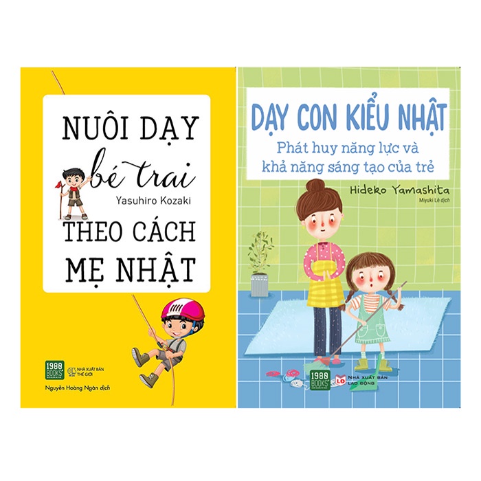 Sách - Combo Dạy Con Kiểu Nhật + Nuôi Dạy Bé Trai Theo Cách Mẹ Nhật ( 2 Cuốn ) + tặng bookmark