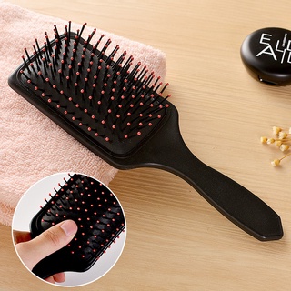 Lược Chải Tóc Gỡ Rối, Massage Da Đầu Cán Đen - MP024