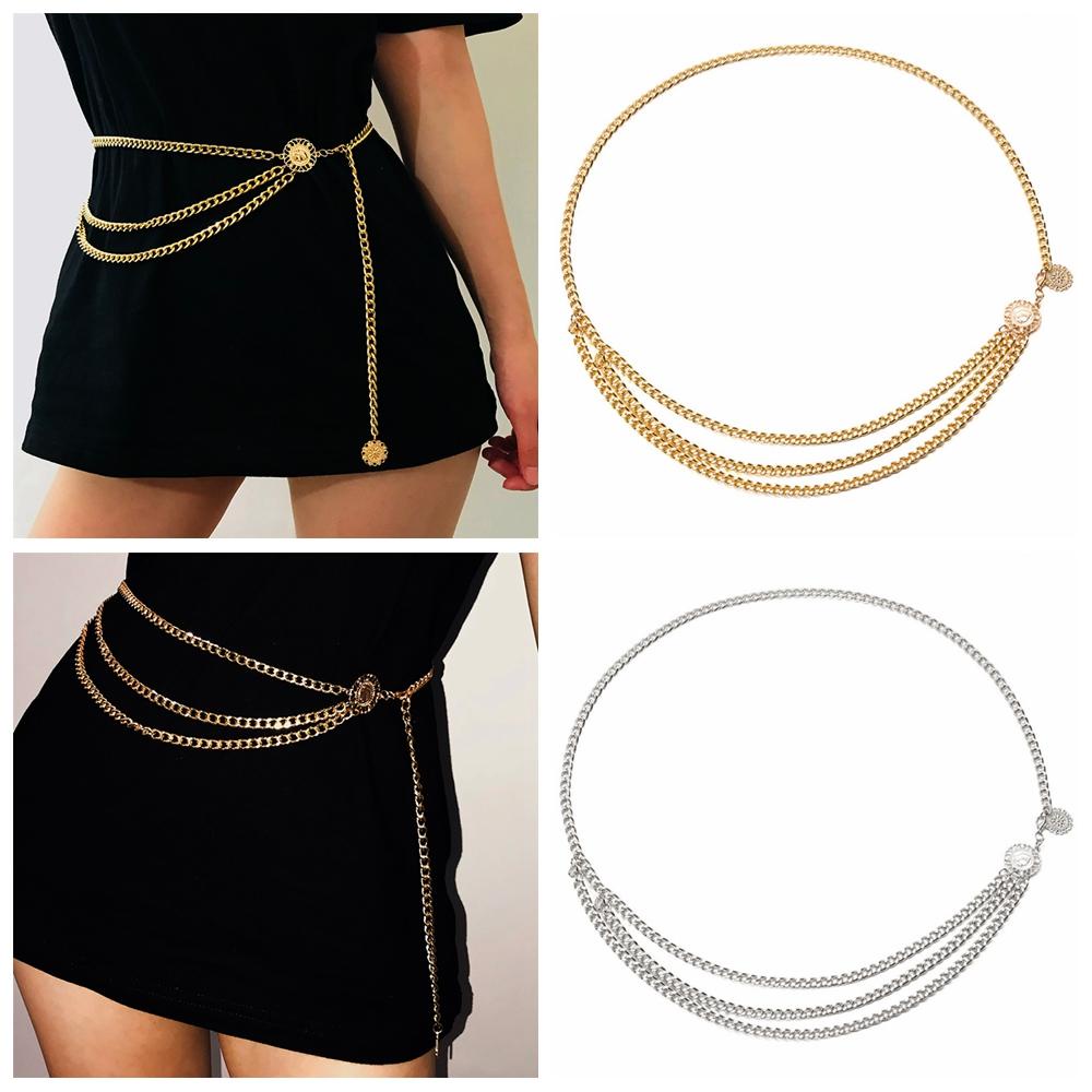 Yola Dây Xích Gắn Thắt Lưng Móc Ví Jean Cỡ Lớn Phong Cách Hip Hop Gothic Gothic