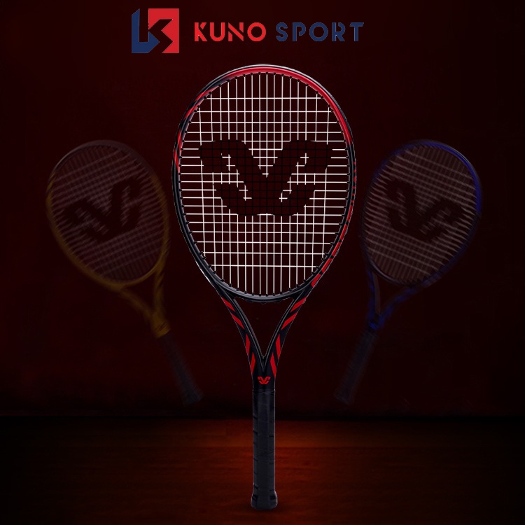 Vợt Tennis W202 Sợi Carbon Nhẹ Tặng Bộ Bóng Đế Tập Luyện Được Phân Phối Chính Thức Bởi Kunosport