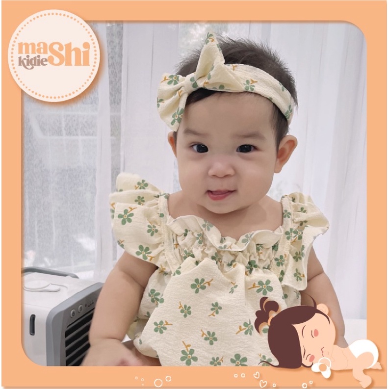 Đầm body cánh tiên thêu hoa cho bé gái đầy tháng thôi nôi[Hình thật shop chụp]