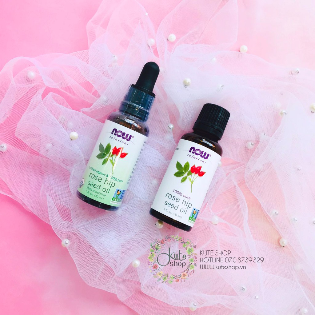 {Đủ bill USA} Dầu tầm xuân chữa lành da tổn thương Now Solution Rosehip Seed Oil 30ml | BigBuy360 - bigbuy360.vn