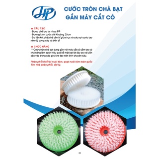 Bàn chải tròn vệ sinh ao bạt nuôi tôm, bề mặt sàn bê tông,.......