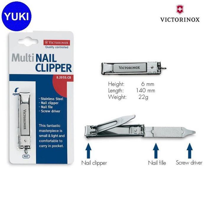 Dụng cụ bấm móng VICTORINOX Nail Clipper 8.2055.C (94 mm) YUKI MISE Phân Phối Chính Hãng💯