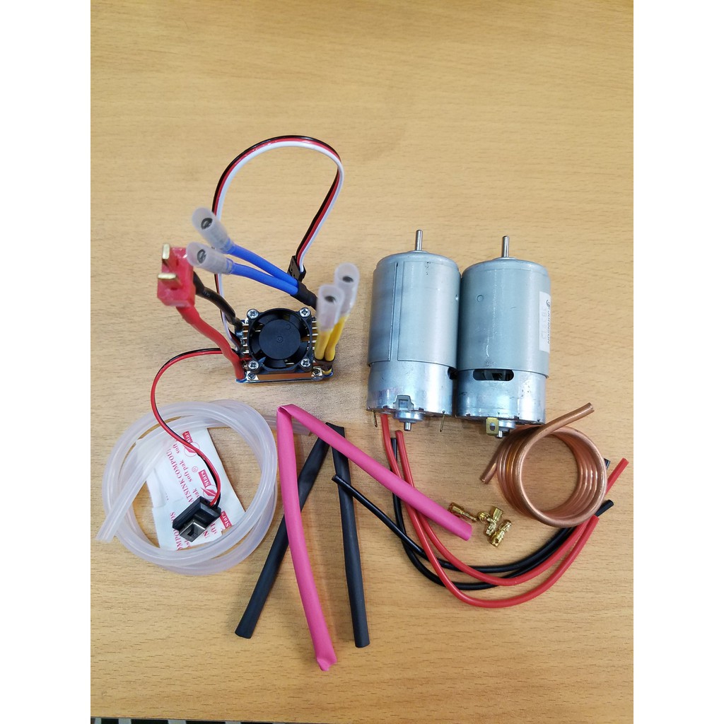 Bộ điều tốc 480A kèm 2 động cơ 550 có quạt gió tản nhiệt, cam kết hàng chính hãng chất lượng cao giá thành cực tốt