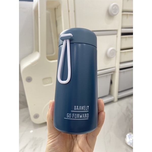 Bình giữ nhiệt dễ thương dung tích 270ml nhỏ gọn có quai xách