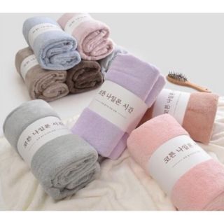 Khăn tắm hàn quốc siêu mịn thấm nước cao cấp size lớn 70x140cm