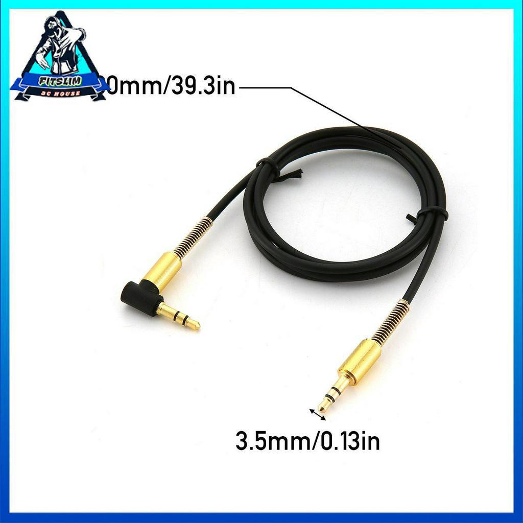 Jack Cáp âm thanh stereo Nam sang Nam Góc 90 độ Phải Aux Dây cáp