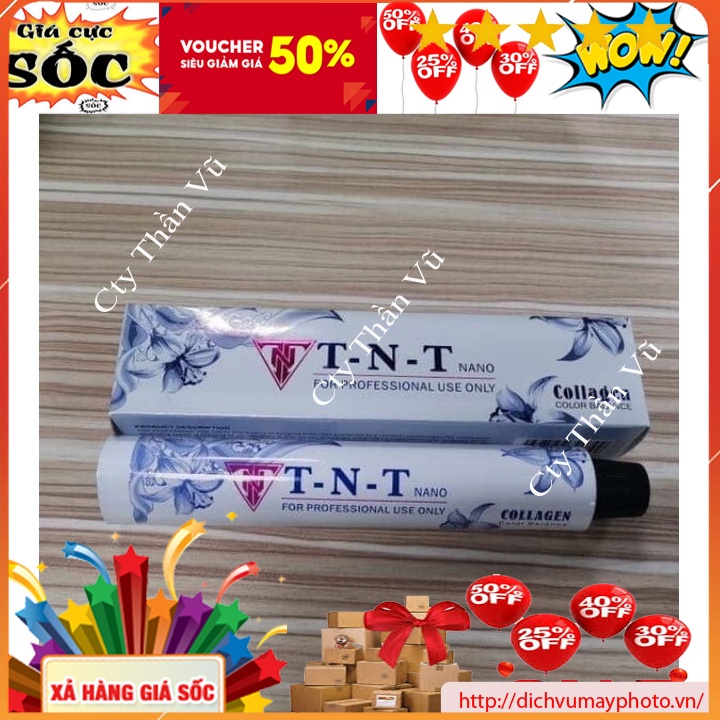 Thuốc Nhuộm TNT Màu Nhuộm Trực Tiếp Không Cần Tẩy Tóc Lên Màu Đẹp