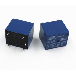 Rơ le 12V10A 5 Chân SRD-12VDC-SL-C hãng song le