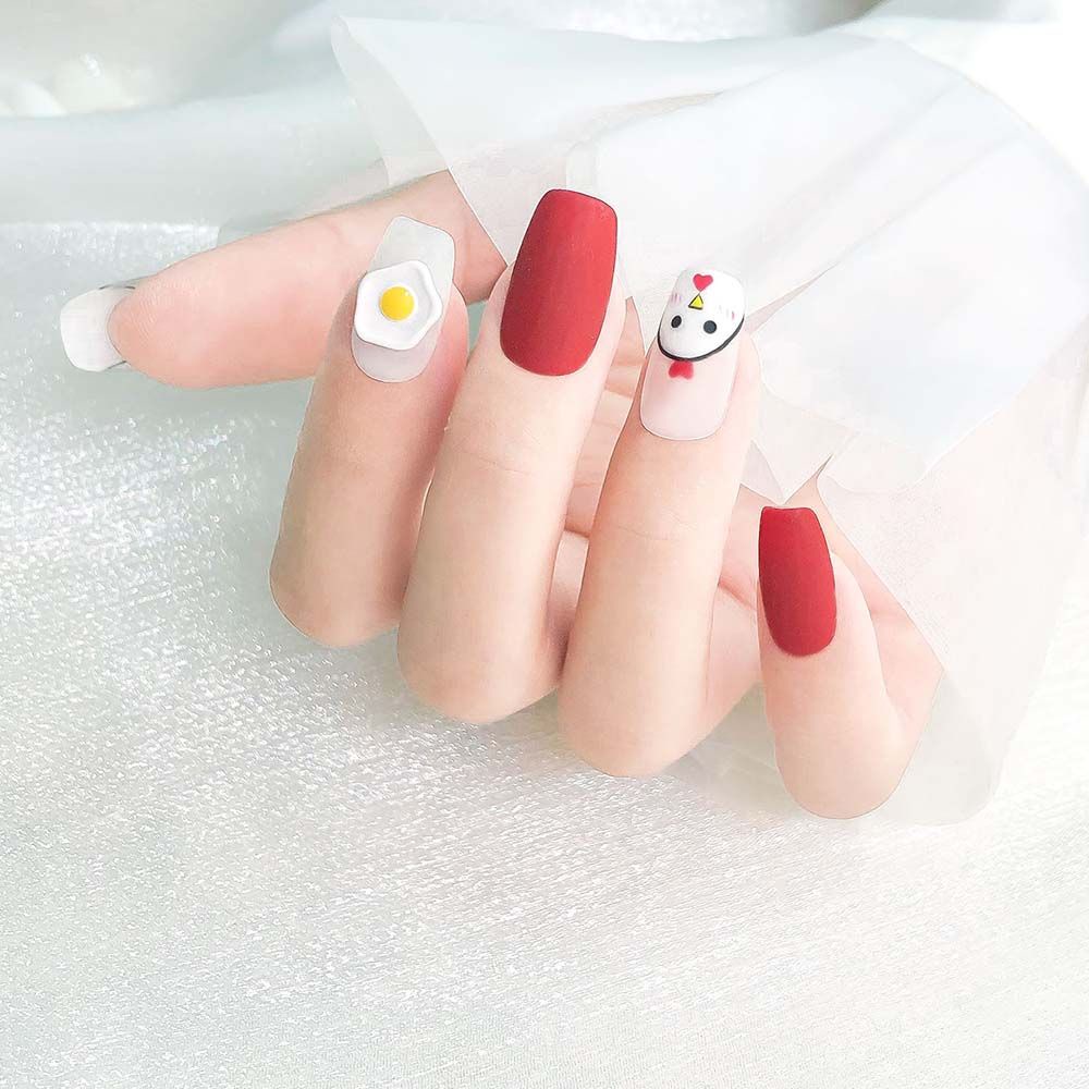 [Hàng mới về] Phụ kiện trang trí móng tay DIY nghệ thuật họa tiết trái cây 3D đáng yêu