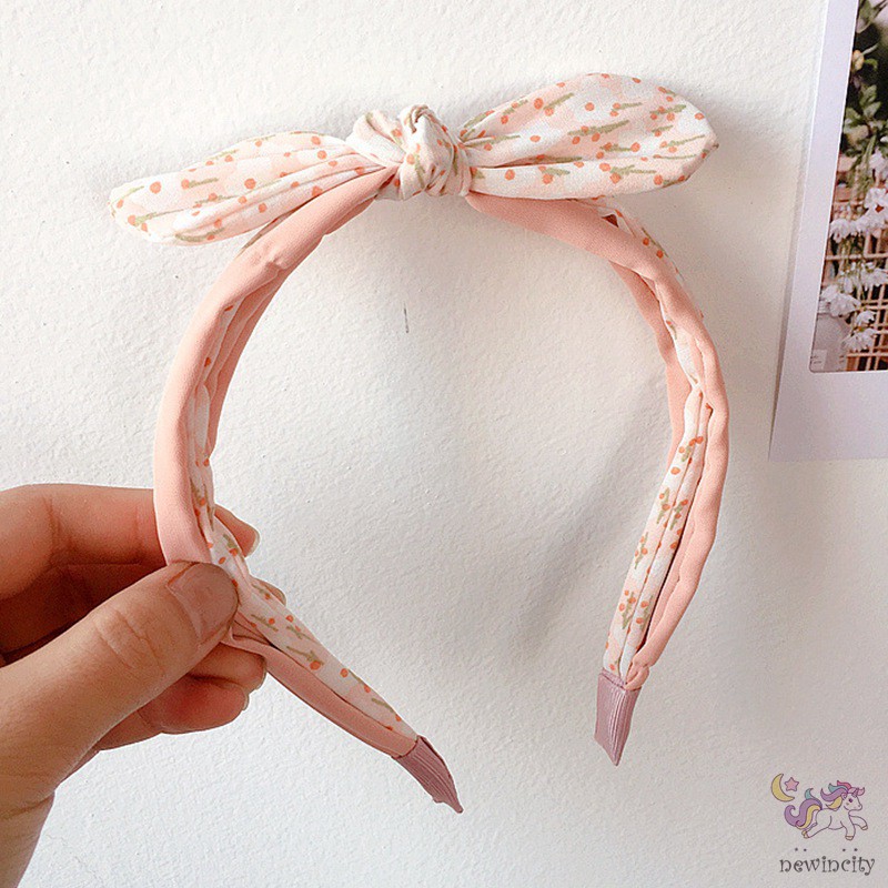 Băng Đô Cài Tóc Họa Tiết Hoa Đáng Yêu Cho Bé Gái