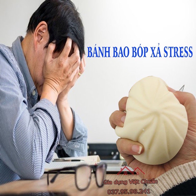 BÁNH BAO ĐỒ CHƠI CẦM TAY BÓP XẢ STRESS SIÊU HÓT TIKTOK