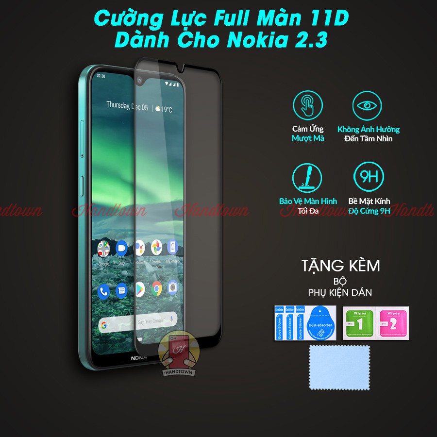 Cường Lực 9H Nokia 2.3 Full Keo Thế Hệ Mới
