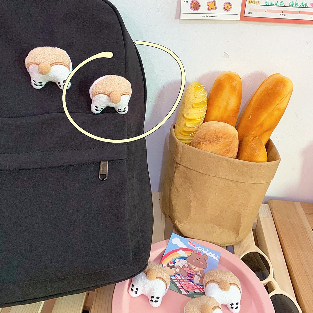 Ghim Cài Áo Hình Cún Nhồi Bông Dễ Thương