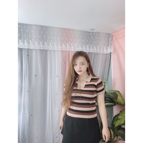 [Bigsize] Áo len sọc bigsize có hình thật (55-75kg )