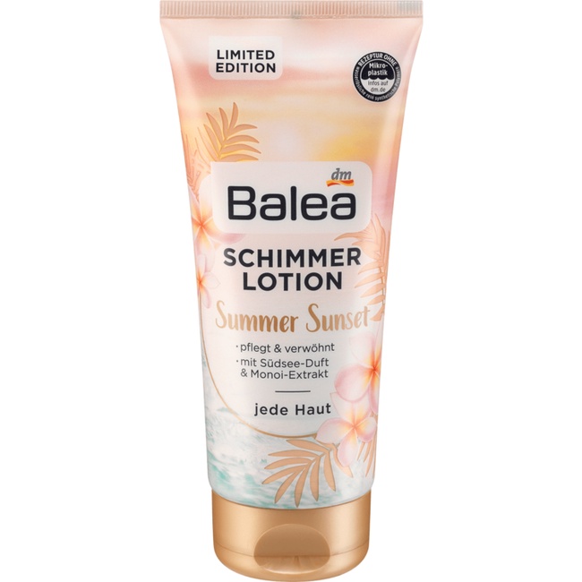 [Có sẵn] Dưỡng thể Balea nhũ lấp lánh copacapana