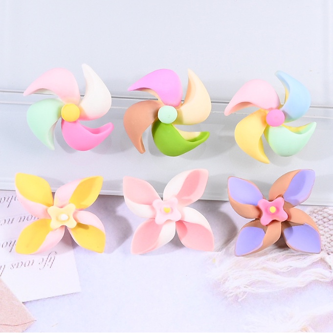 Charm chong chóng nhỏ xinh dễ thương cho các bạn trang trí Jibbitz, vỏ ốp điện thoại, kẹp tóc, DIY