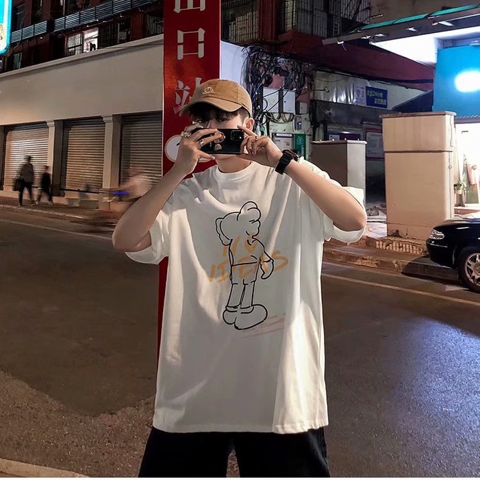 [APN32] Áo Phông Nam Nữ Tay Lỡ, Áo Thun Unisex Hình người Kute Tay Lỡ form rộng | BigBuy360 - bigbuy360.vn