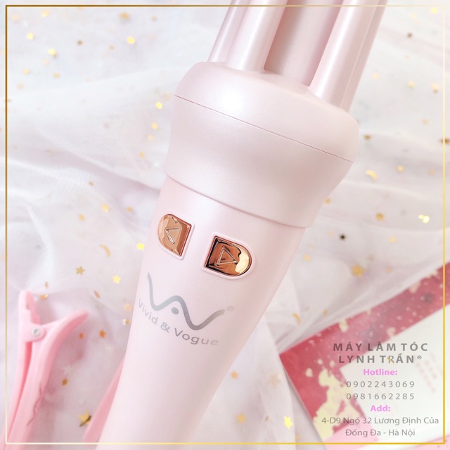 Máy uốn xoăn xoay tự động Vivid&Vogue® Ver 3