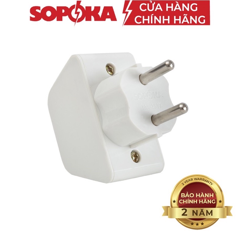 Đầu nối chia điện đa năng 3 cửa SOPOKA P11 P12 chịu tải 2200W