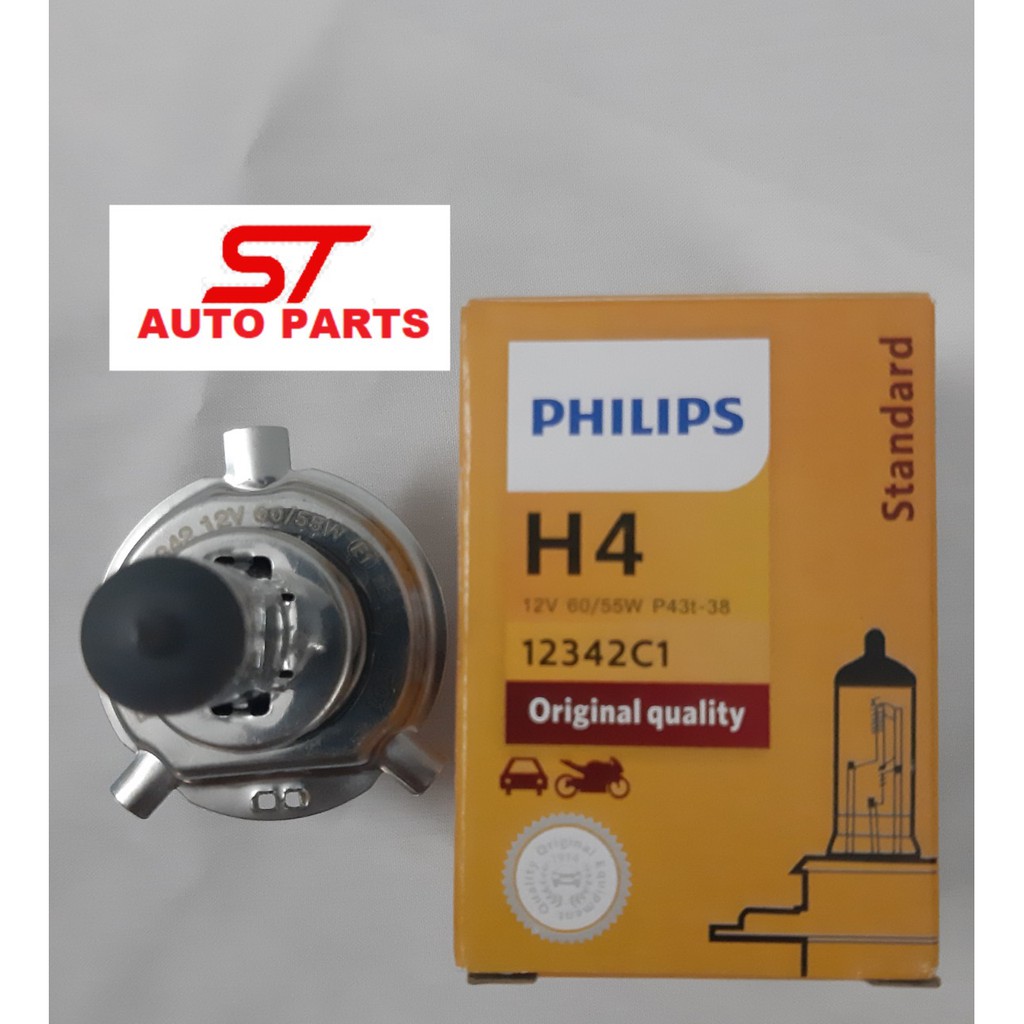 Bóng đèn pha cos xe hơi 12V 60 55w, Chân H4