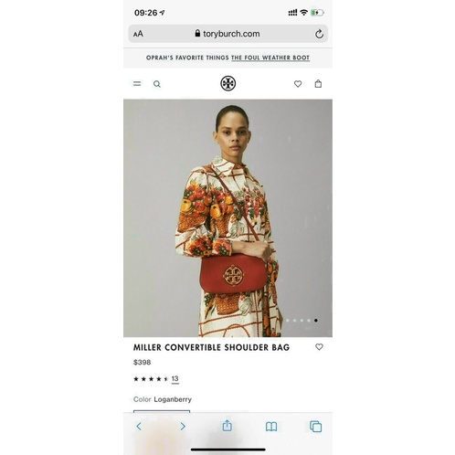 Túi Tory burch đỏ