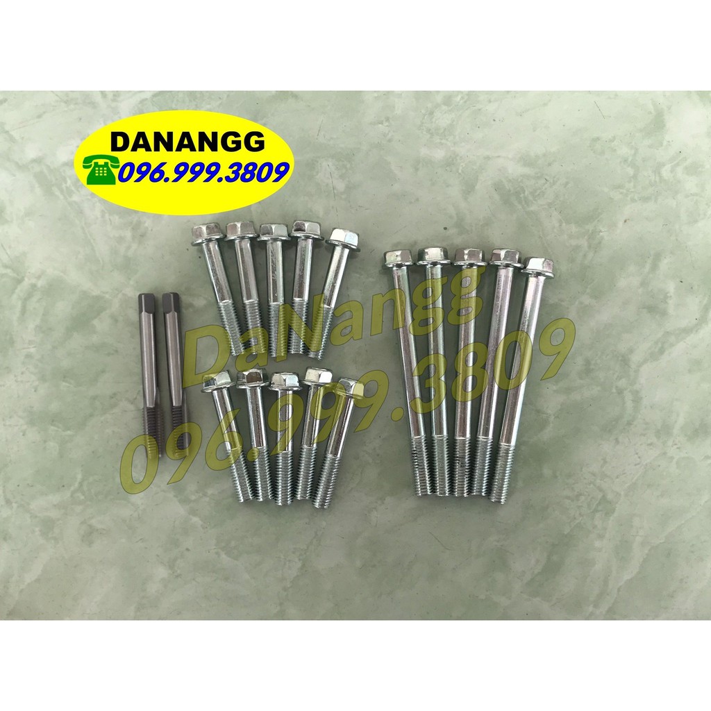 ốc 9 ly treo bô xe máy khắc phục trờn ren ốc treo bô
