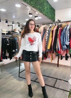 Áo nỉ trái tim