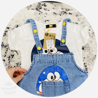Set ao kèm yếm doremon dành cho bé ( bảng size dưới bài đăng)